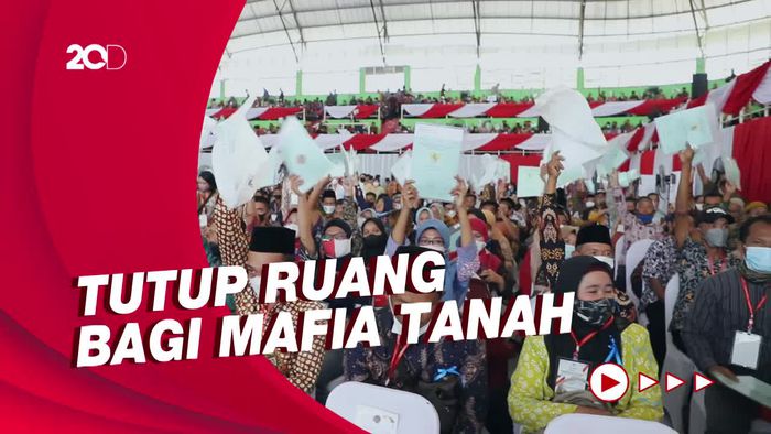 Bagikan 3.000 Sertifikat Tanah di Jawa Timur, Agar Tak Ada Lagi Mafia Tanah