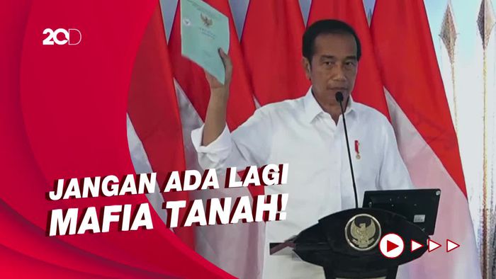 Jokowi ke Hadi Tjahjanto: Jangan Ada yang Main-main soal Sertifikat Tanah