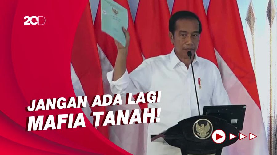 Jokowi ke Hadi Tjahjanto: Jangan Ada yang Main-main soal Sertifikat Tanah