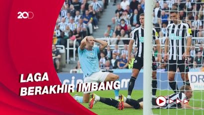Newcastle Vs Man City Hujan Enam Gol