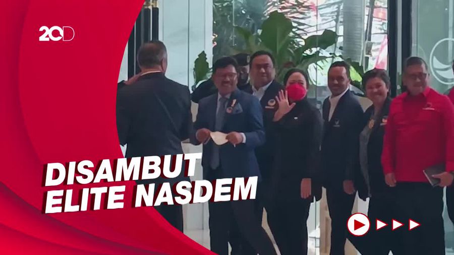 Puan Maharani Temui Surya Paloh di NasDem Tower