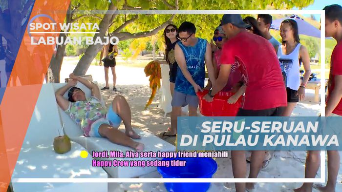 Suasana Meriah di Pulau Kanawa, Labuan Bajo