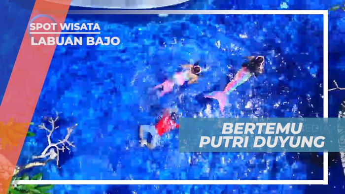 Wah, Ada Putri Duyung di Kolam Renang Hotel, Labuan Bajo