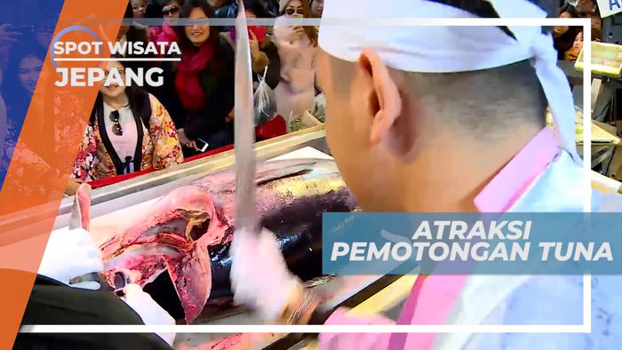 Maguro Kaitai Show, Atraksi Keahlian Memotong Ikan Tuna, Jepang
