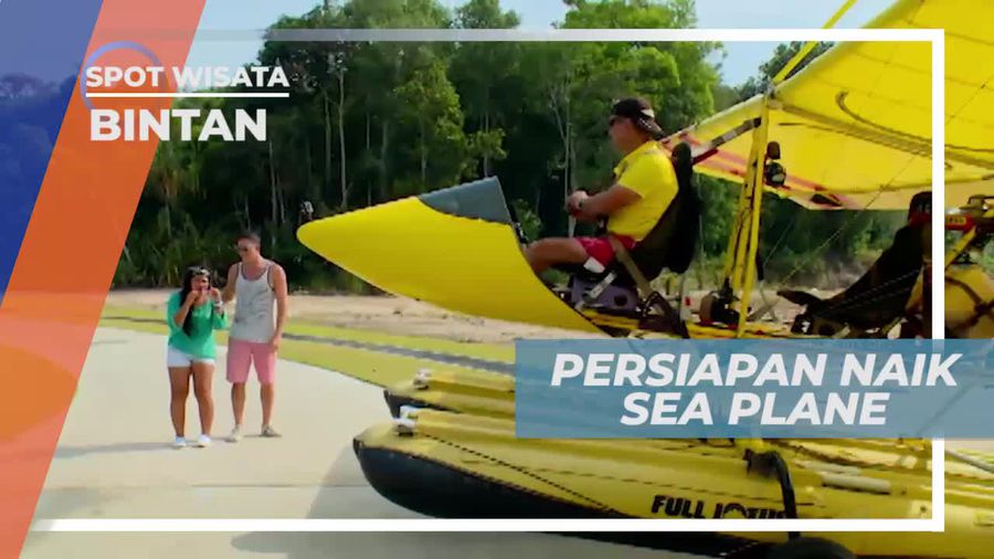 Persiapan Naik Sea Plane di Bintan Kepulauan Riau