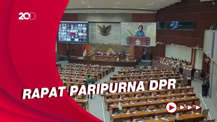 Sri Mulyani dan 71 Anggota DPR Hadir Fisik Bahas RUU APBN 2023