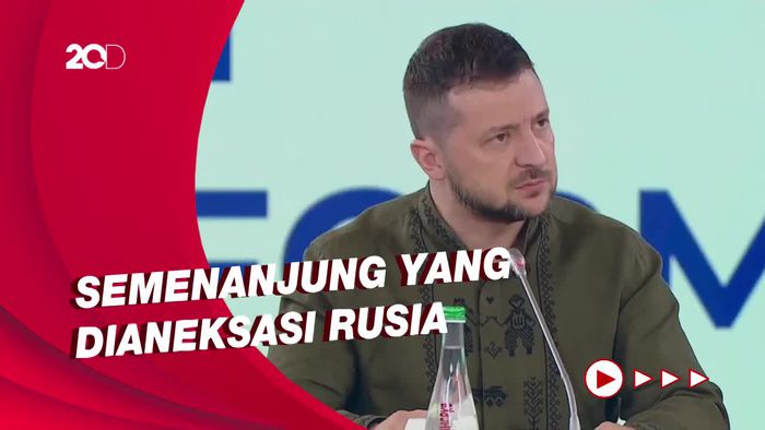 Sumpah Zelensky Rebut Kembali Semenanjung Krimea