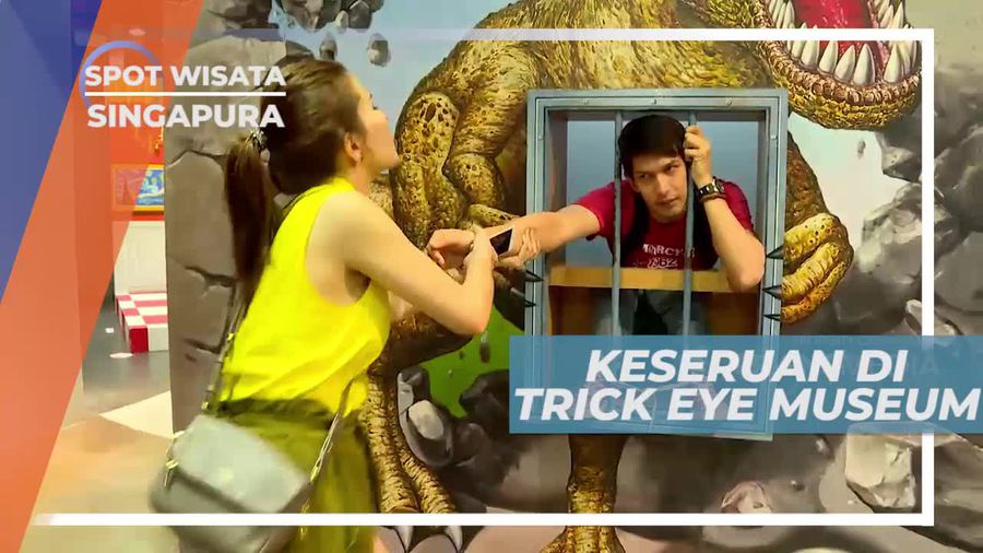 Berkunjung ke Trick Eye Museum Singapura