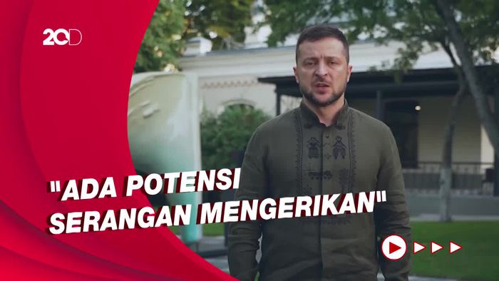 Wanti-wanti Zelensky ke Warga soal Serangan Rusia di HUT Ukraina