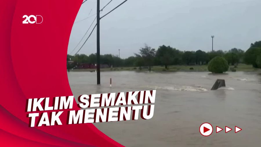 Tengah Dilanda Kekeringan, Texas Secara Tiba-tiba Kebanjiran
