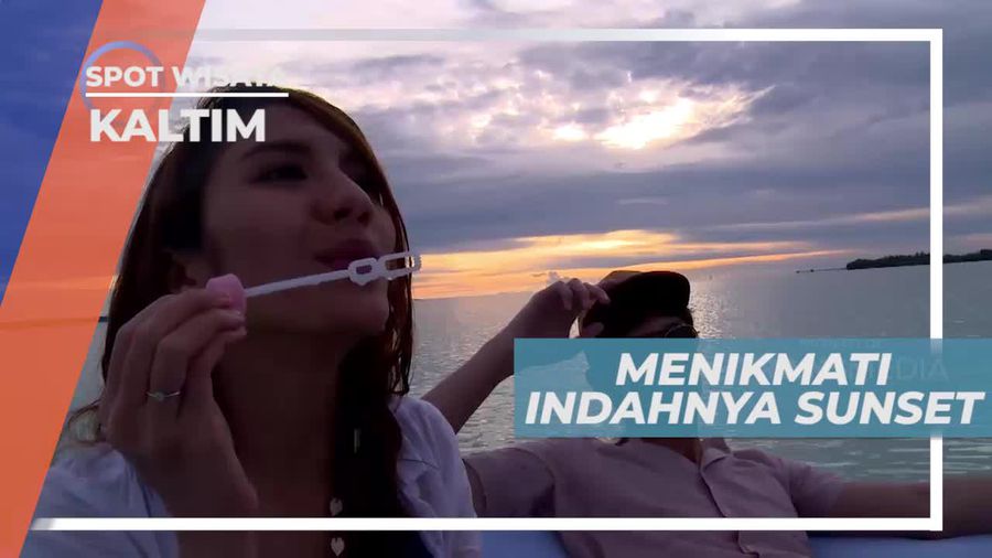 Menikmati Panorama Keindahan Matahari Tenggelam di Kalimantan Timur 
