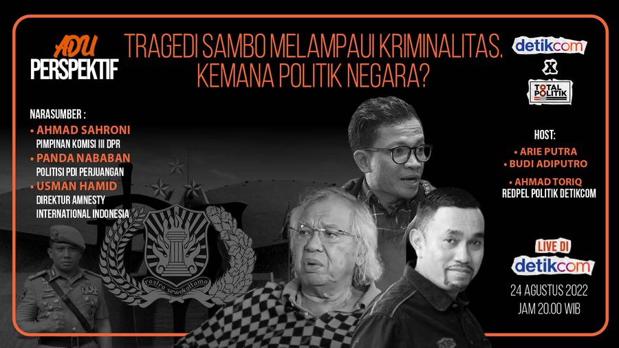 Tragedi Sambo Melampaui Kriminalitas, Kemana Politik Negara?  