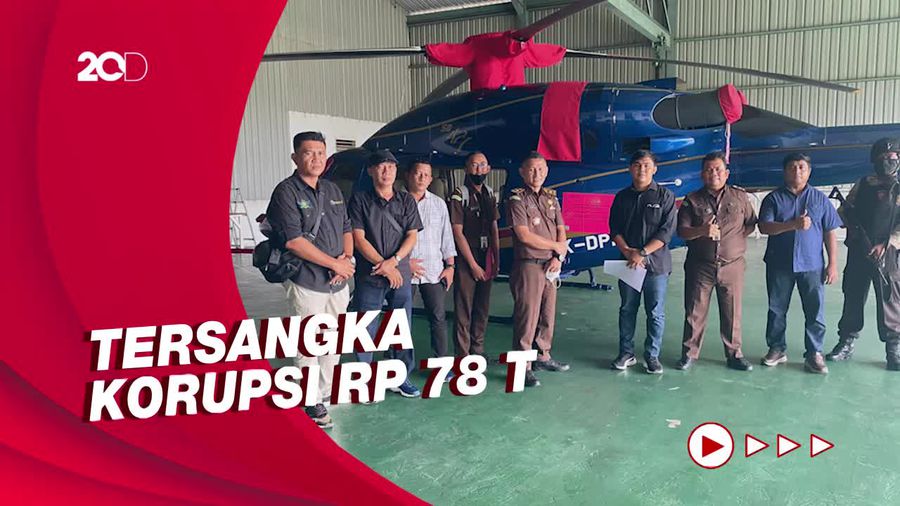 Penampakan Helikopter Bell 427 Milik Surya Darmadi yang Disita Kejaksaan