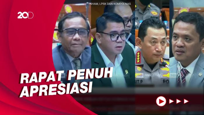 Beda Suasana Rapat DPR-Kapolri dengan saat Bertemu Mahfud Md