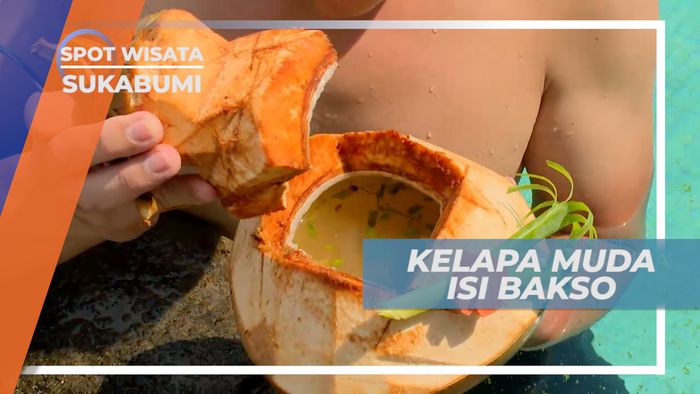 Lezatnya Bakso Ikan di Dalam Kelapa Muda yang Menggugah Selera, Sukabumi
