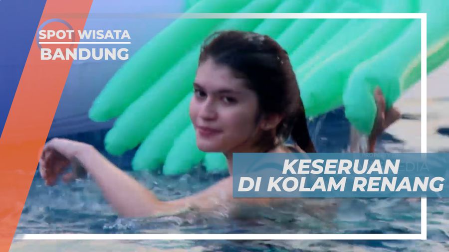 Asiknya Bermain Air di Kolam Renang Hotel yang Sujuk Segar, Bandung