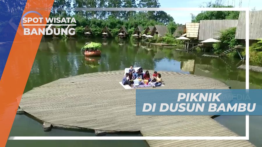 Piknik Asyik di Tepi Danau Sambil Menikmati Camilan, Bandung