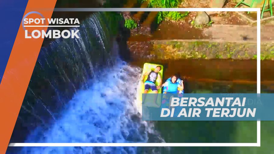 Menikmati Liburan Dibawah Siraman Air Terjun yang Segar, Lombok