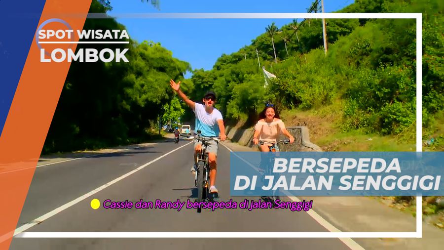 Gowes Santai di Jalan Senggigi, Lombok