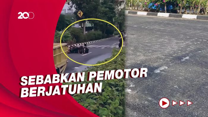 Sempat Viral Bikin Celaka, Polisi Tidur Nyaru Zebra Cross Kini Dibongkar