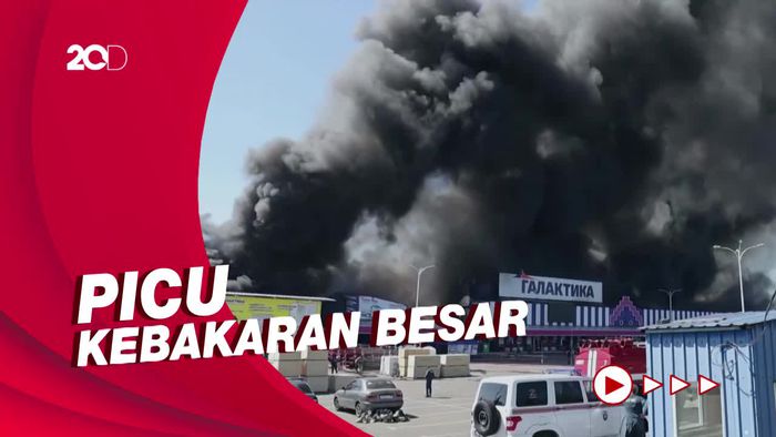 Serangan Ukraina Hantam Pusat Perbelanjaan di Donetsk