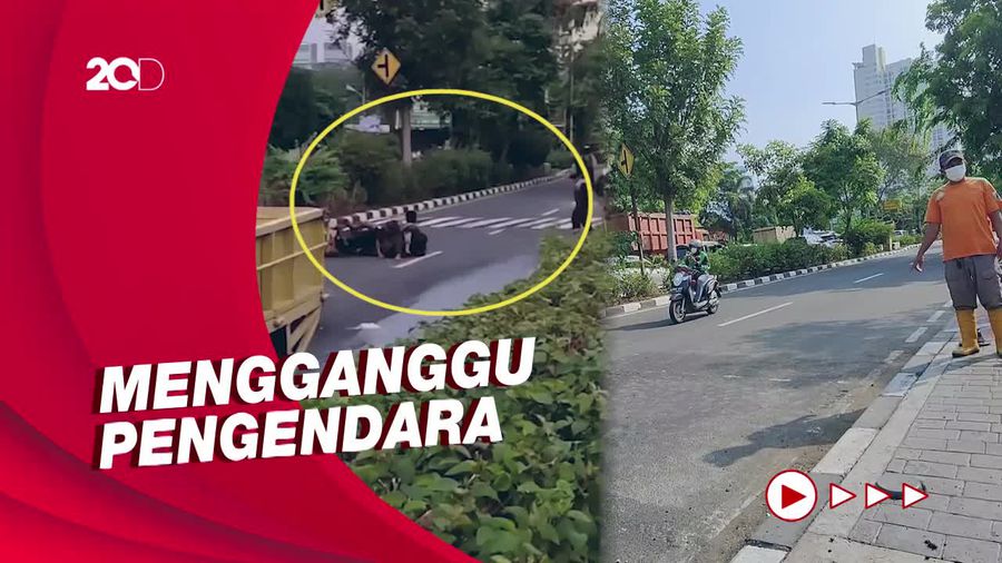 Polisi Nilai Speed Bump Nyaru Zebra Cross di Sunter Terlalu Tinggi