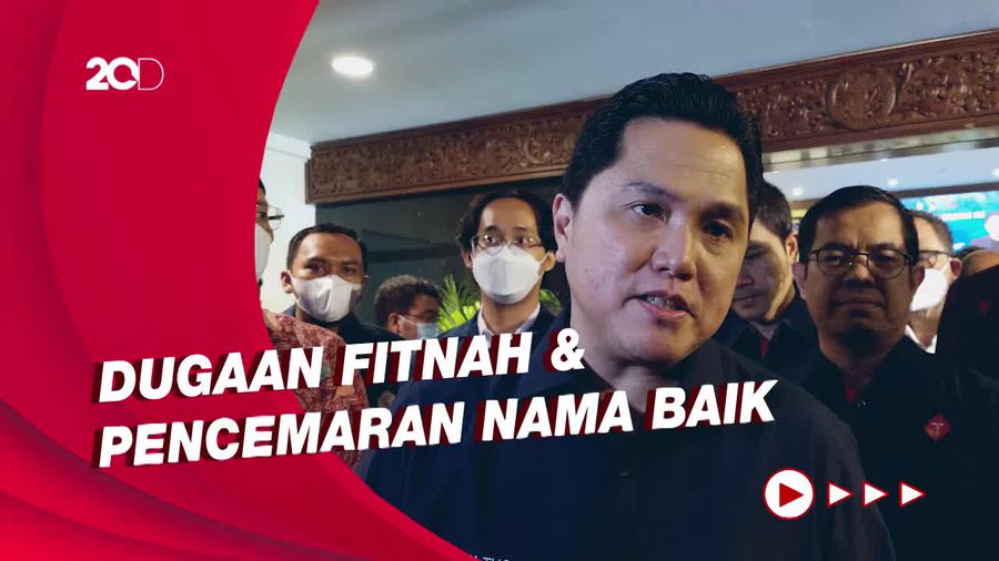 Dituduh Punya Banyak Istri, Erick Thohir Adukan Faizal Assegaf ke Bareskrim