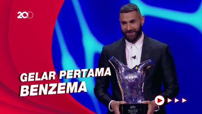 Karim Benzema Pemain Terbaik UEFA 2021/2022