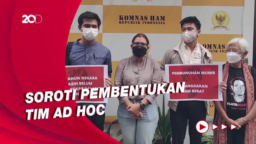 Aktivis Desak Komnas HAM Tetapkan Kasus Munir Jadi Pelanggaran HAM Berat