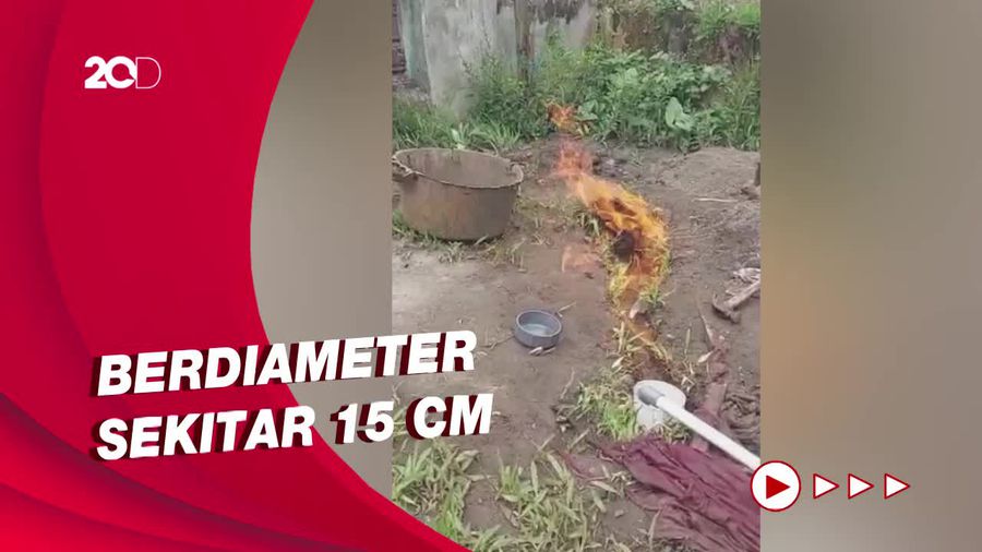 Geger Sumur Bor di Tasikmalaya Keluarkan Gas Mudah Terbakar