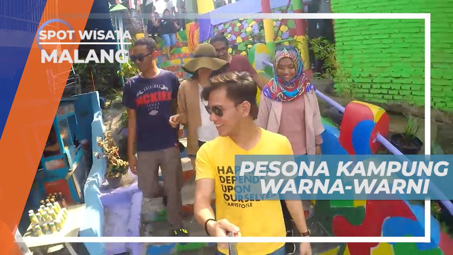 Pesona Cantik Kampung Warna-warni di Jodipan, Malang