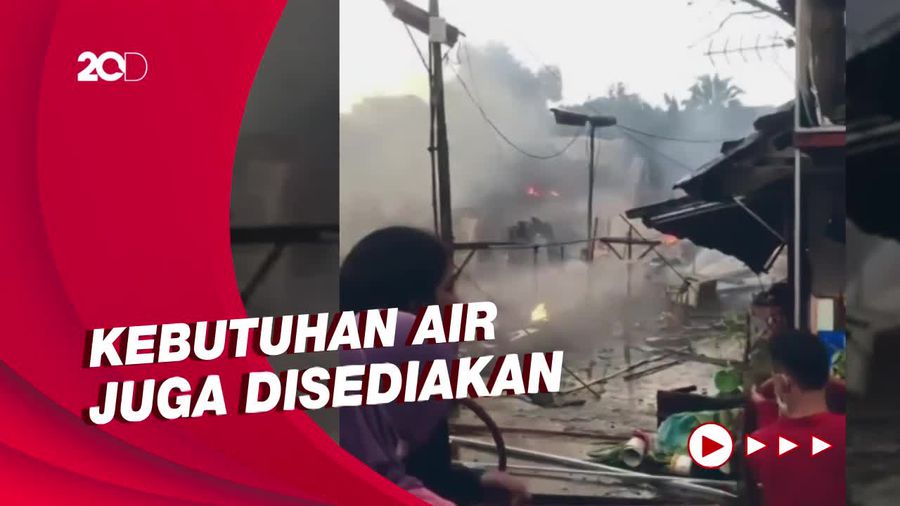 Pemprov Pastikan Penuhi Kebutuhan Listrik Korban Kebakaran Simprug
