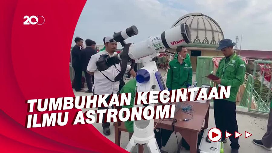 Perdana! BMKG Gelar Sekolah Lapang Hilal Bagi Santri-Santriwati Ponpes