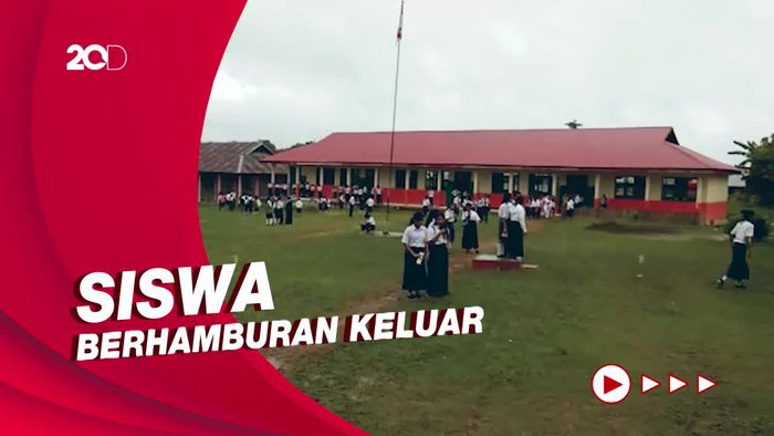 Histeris di SMP Siberut Tengah Saat Gempa M 6,4 Guncang Mentawai