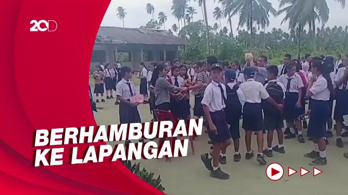 Siswa SMP di Pulau Nias Merasakan Guncangan Gempa di Kepulauan Mentawai