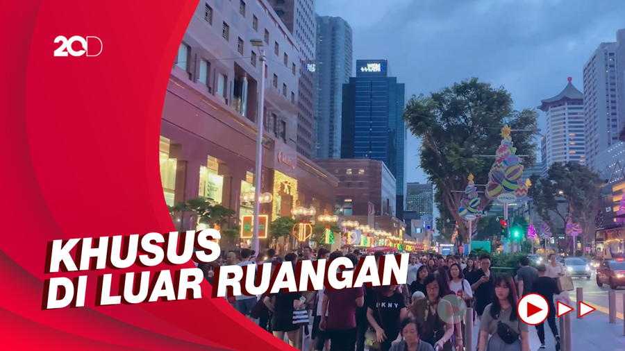 Hari Ini Singapura Resmi Cabut  Aturan Wajib Masker