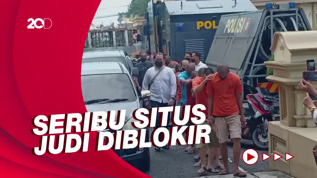 Ratusan Pelaku Judi Online-Offline Di Jambi Diringkus Polisi