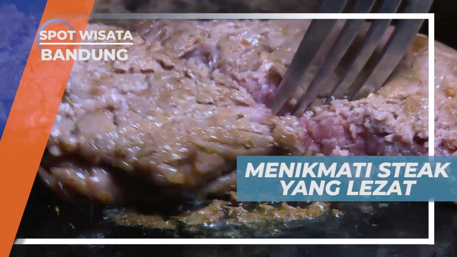 Menyantap Lezatnya Menu Steak di Atas Hot Stone, Bandung