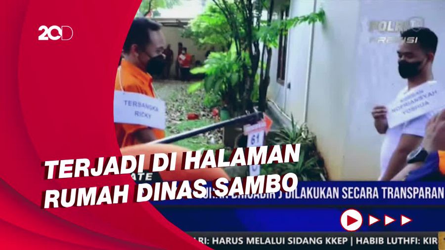 Saat Bripka RR Panggil Yosua Sebelum Eksekusi Penembakan