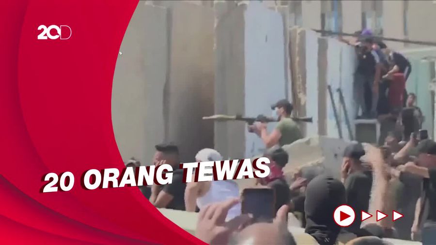 Tak Hanya Senjata, Bentrok Kubu Bersenjata di Irak Gunakan Roket