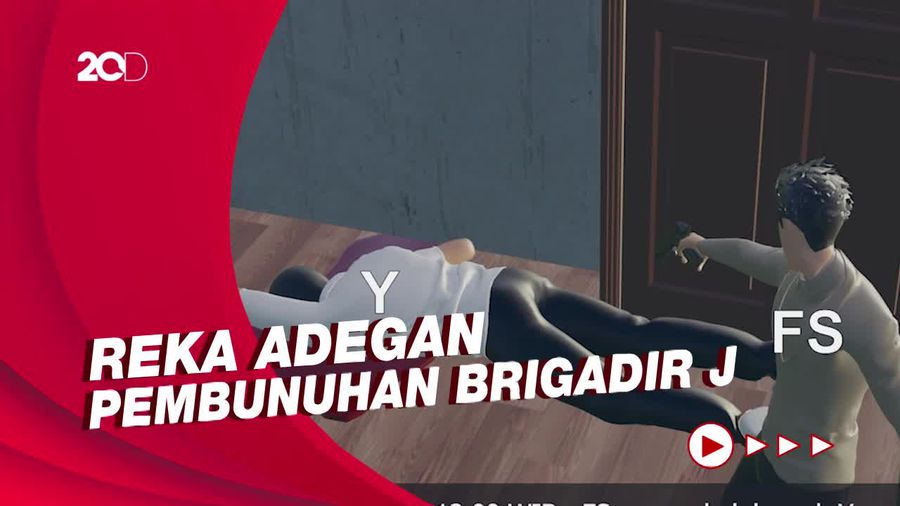 Animasi Rekonstruksi Pembunuhan Brigadir J di Rumah Dinas Ferdy Sambo