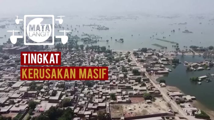 Melihat dari Udara Parahnya Banjir di Pakistan Akibat Dampak Perubahan Iklim