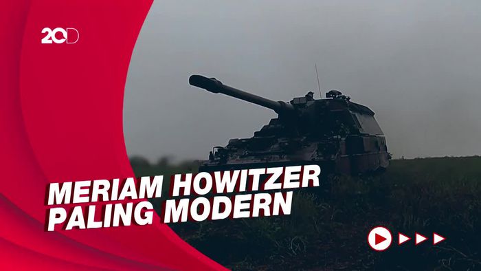 Ukraina Mulai Gunakan Meriam Panzerhaubitze 2000 Kiriman Jerman