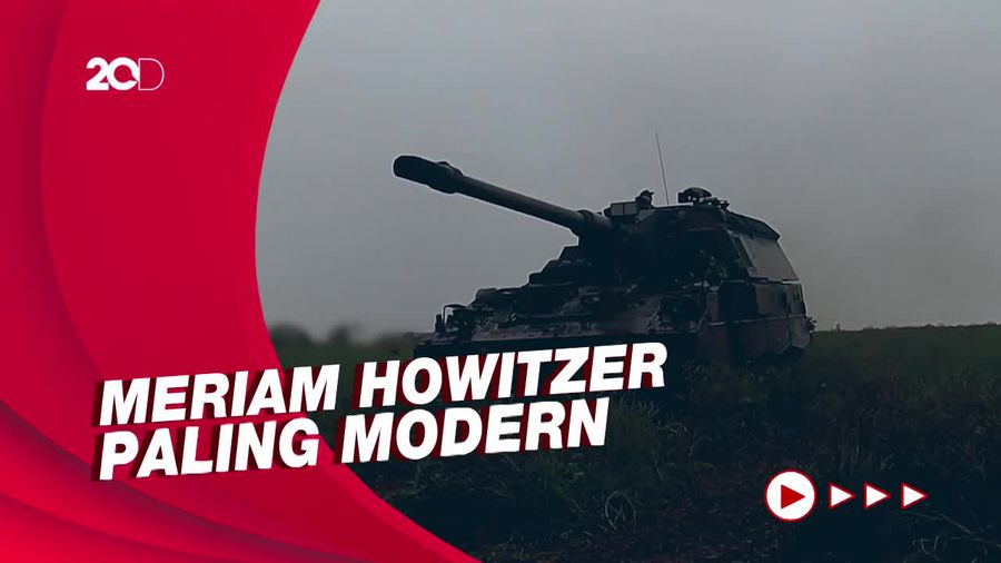 Ukraina Mulai Gunakan Meriam Panzerhaubitze 2000 Kiriman Jerman