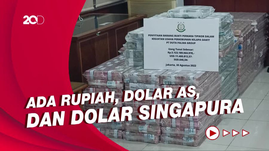 Penampakan Duit Rp 5,1 Triliun Hasil Sitaan Kasus Surya Darmadi