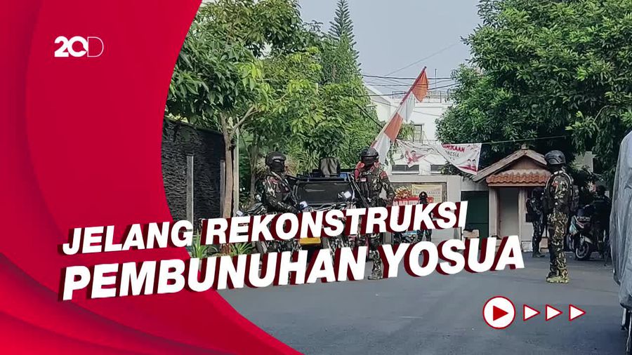 Penampakan Rumah Pribadi Sambo Dijaga Brimob Jelang Rekonstruksi