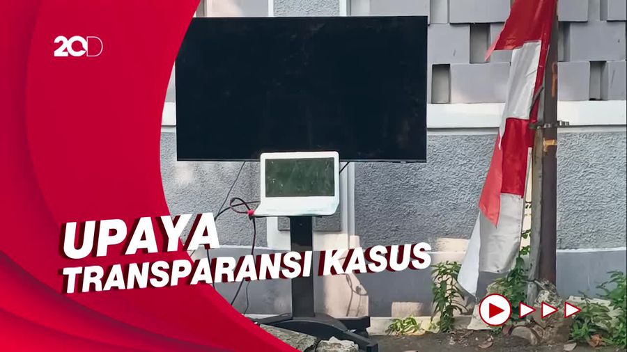 Polri Siapkan 2 Layar untuk Mengetahui Jalannya Rekonstruksi