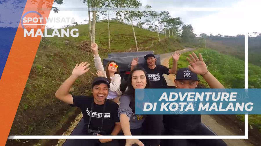 Menikmati Indahnya Pemandangan Alam Menuju Air Terjun, Malang