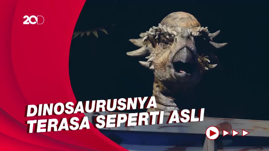 Mengintip Pameran Jurassic World Berteknologi Tinggi di London