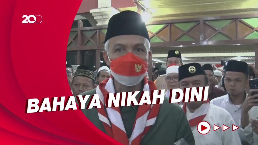 Ganjar Ingatkan Bahaya Nikah Dini: Ojo Kawin Bocah